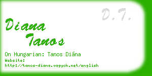 diana tanos business card